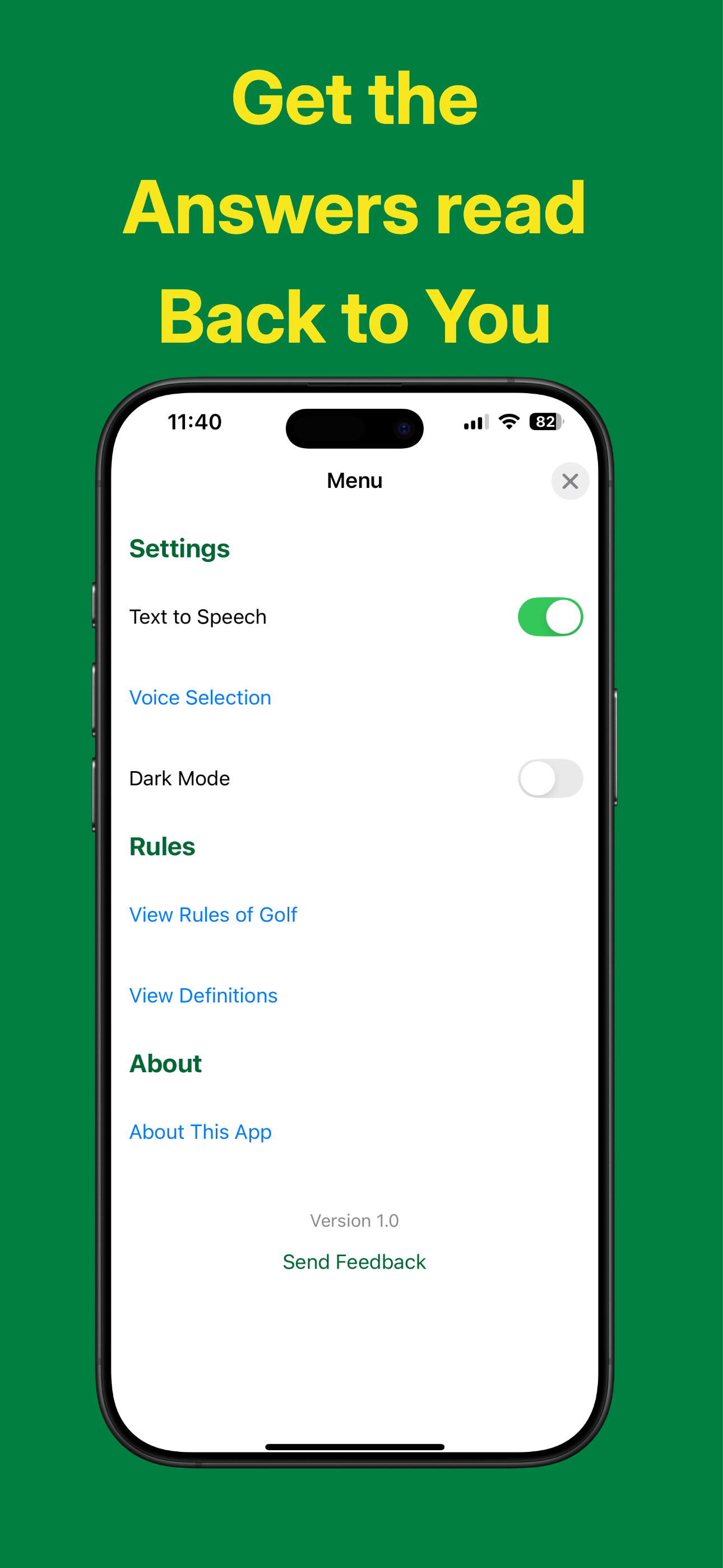 Rules of Golf Ai iOS Screenshot - Ai Assistant